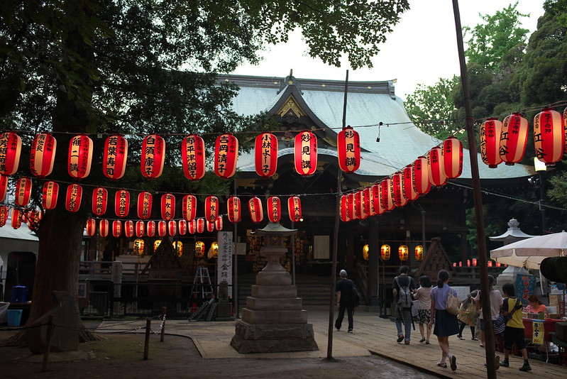東京路地裏散歩 雑司が谷鬼子母神の盆踊り 2015年7月24日