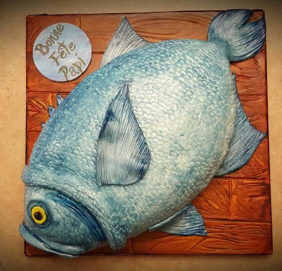 Fish Cake by Sandra's Cake Creations