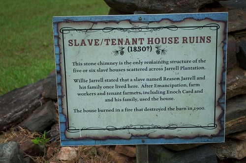 sign georgia ruins juliette slavecabin tenanthouse jarrellplantationhistoricsite