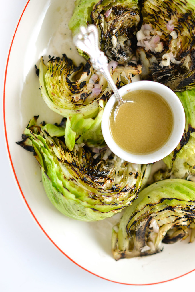 Grilled Cabbage with Anchovy Sauce | Things I Made Today