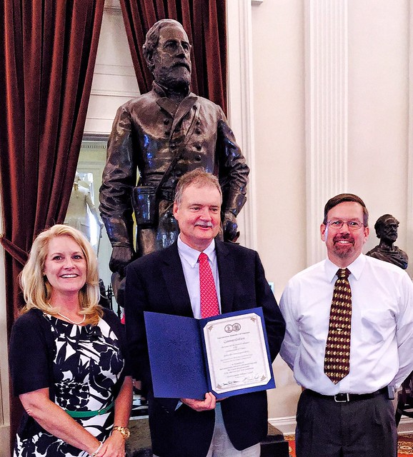 Awards Ceremony at the Capital. The General Assembly of Virginia recognized Virginia State Parks for their efforts in commemorating the Sesquicentennial Anniversary of the American Civil War.