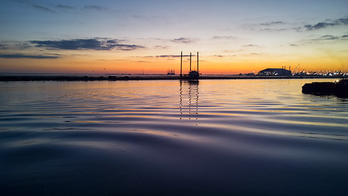 sunrise boat nokia louisiana smartphone coastal waterscape gulfcoast fourchon lafourcheparish portfourchon liftboat ilobsterit lumia1020