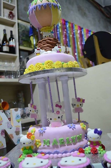 Hello Kitty Themed Cake by Winnie Santos Cruz-Nueca
