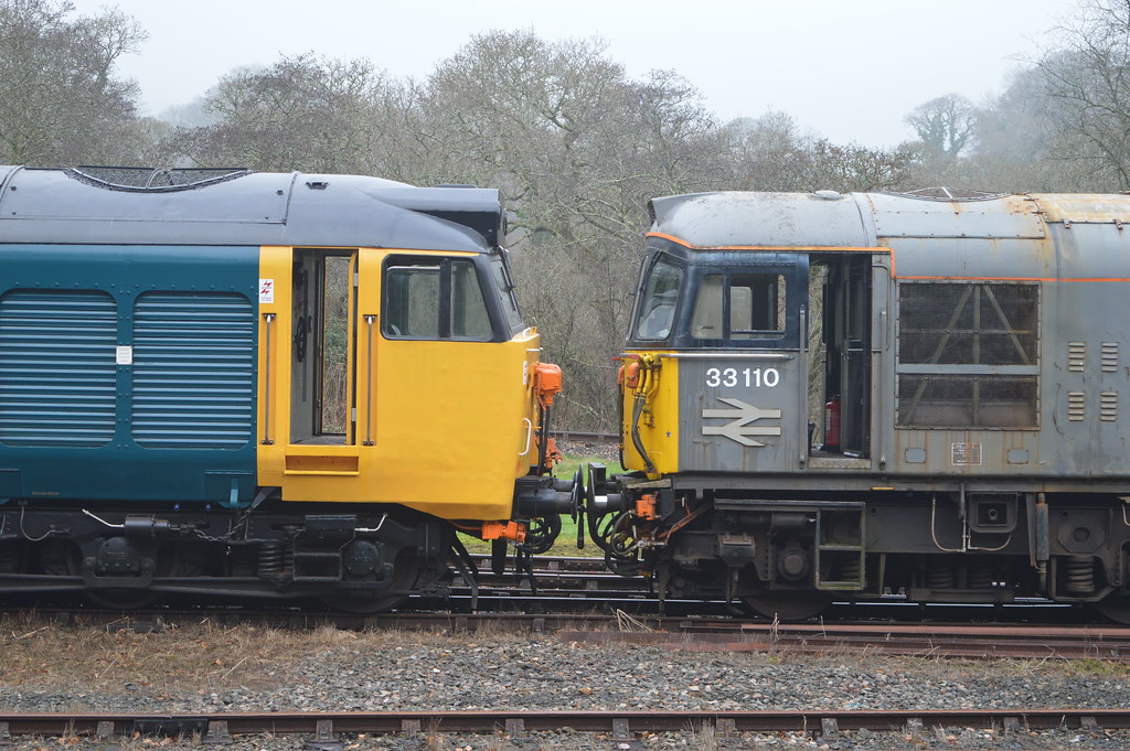 Bodmin Parkway today, 50042 and 33110.
