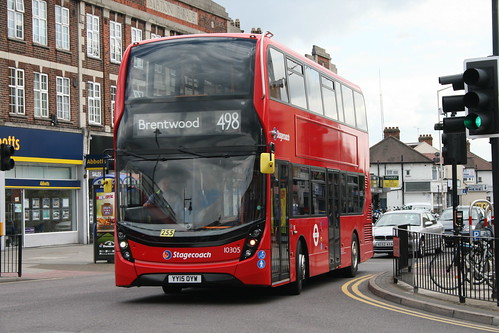 Stagecoach London 10305 on Route 498, Romford Station