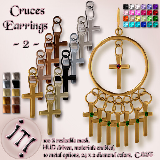 !IT! - Cruces Earrings 2 Image