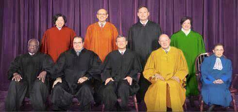 SCOTUS robes up - equal & not-equal