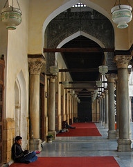entrance into the al-azhar mosque