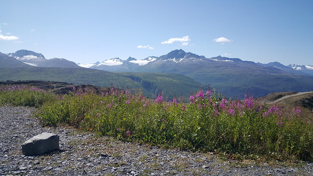 View from the Thompson Pass on the Richardson Highway en route to Valdez