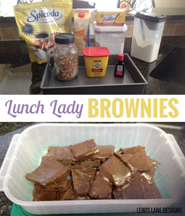 Lunch Lady Brownies by Lewis Lane