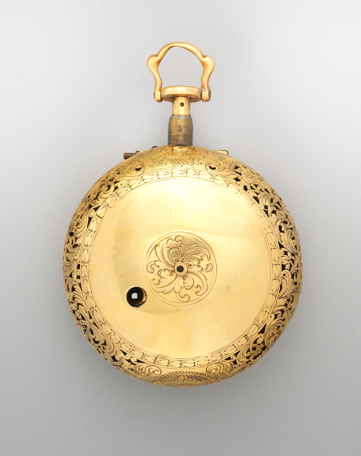 1740. Watch. British, London. Gold, enamel. metmuseum