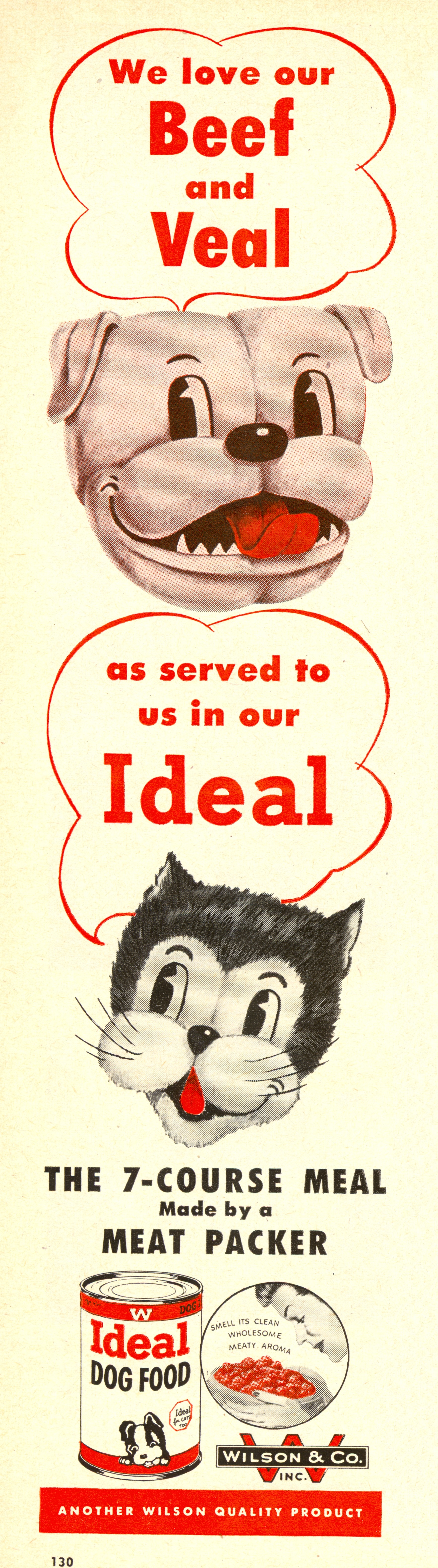 Ideal Dog Food - 1952