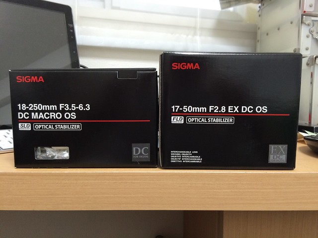 SIGMA 17-50mm F2.8 EX DC OS HSMとSIGMA 18-250mm F3.5-6.3 DC MACRO OS HSMの比較