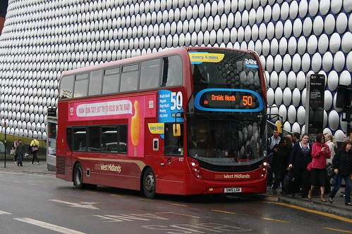 National Express West Midlands 6127 on Route 50, Bullring/Moor Street