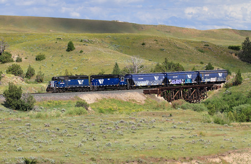 trestle train montana mt harrison locomotive mrl emd branchline gp35 montanaraillink localfreight harrisonbranch milepost6 844local