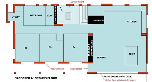 Proposed ground floor floor plan