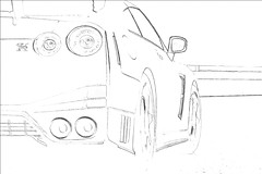 Nissan GT-R NISMO 2014 Sketch #autozeichnung #Pencildrawing by www.autozeichnungen.net
