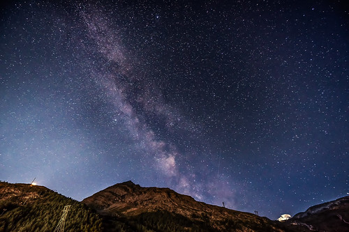 summer sky mountain alps night dark stars nighttime alpine astrophotography milkyway saasfee 1635fe