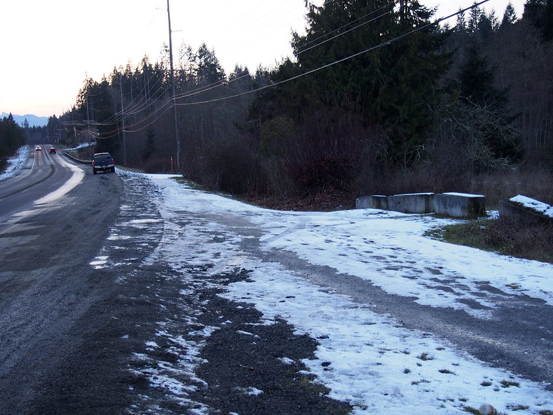 Olympic Discovery Trail: Snow: It gets worse further away from the highway.