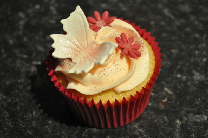 Cupcake with Butterfly