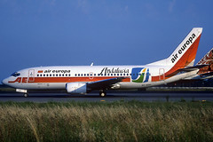 Air Europa (Andalucia) B737-3M8 EC-GGO BCN 31/07/2000
