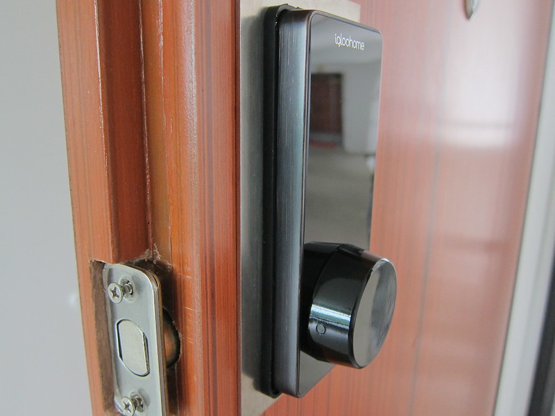 Igloohome Smart Deadbolt Lock 02 - On Door - Front