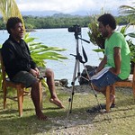 vanderploeg2016 Lau Lagoon (347) Meshach conducting video interview