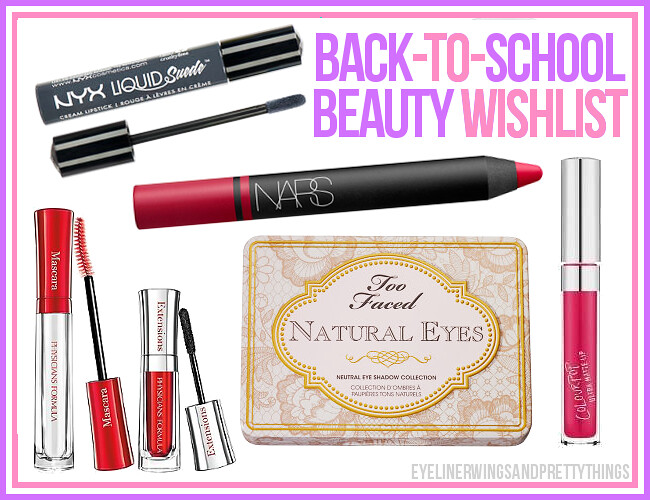 Back-to-School Beauty Wishlist 2015 // via eyelinerwingsandprettythings