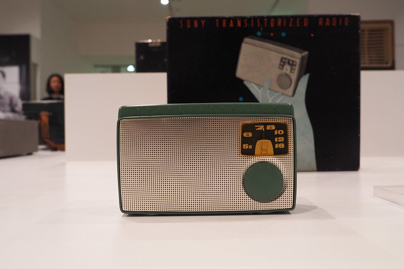 銀座SONYビルIt's a SONY展トランジスタラジオTR-55国産初のトランジスタラジオ