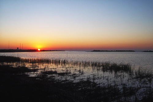 sunset nature louisiana unitedstates coastal wetlands marsh grandisle gulfcoast jeffersonparish ilobsterit