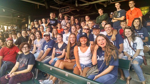 Young Adults of St. A's at the Tigers Game!