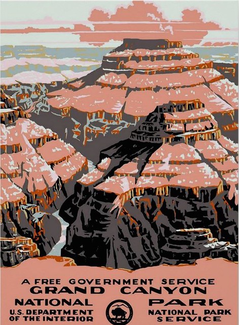 WPA, Grand Canyon National Park Poster, Arizona, ca. 1938
