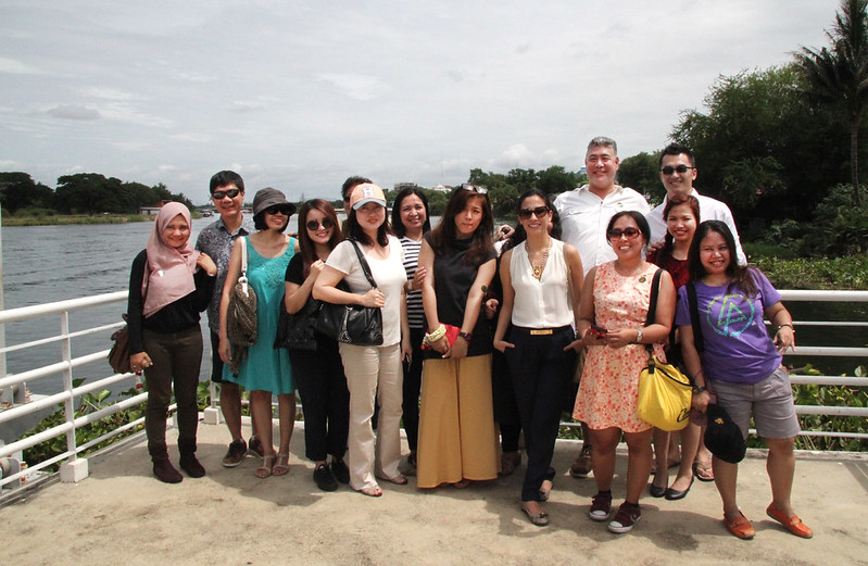 Group shot before heading back to the train at the River Kwai