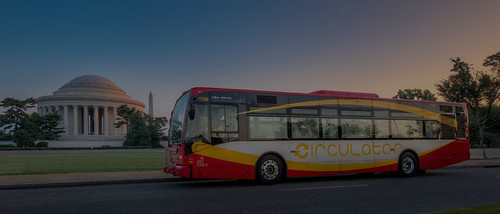 DC Circulator bus and the Jefferson Memorial