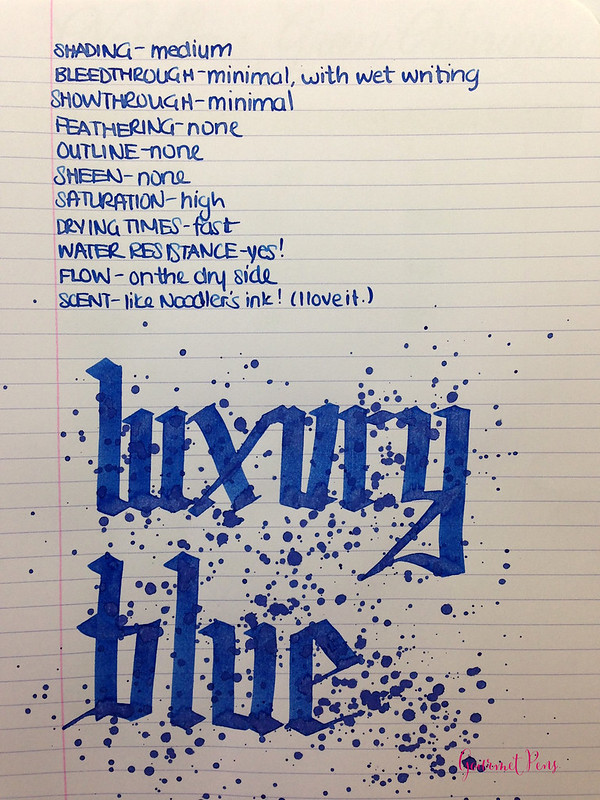 Ink Shot Review Noodler's Luxury Blue @CarolLuxury (5)