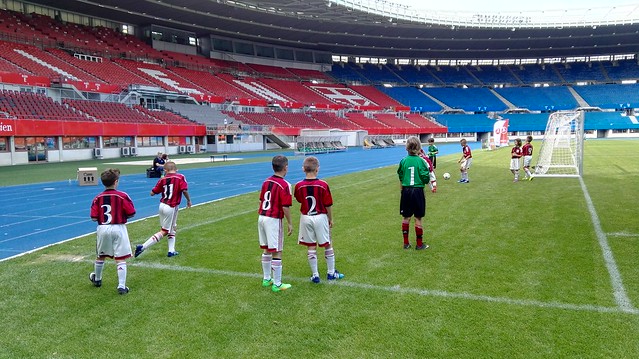 Der AC Milan beim 8. Internationalen SK Rapid U9 Turnier im Ernst-Happel-Stadion