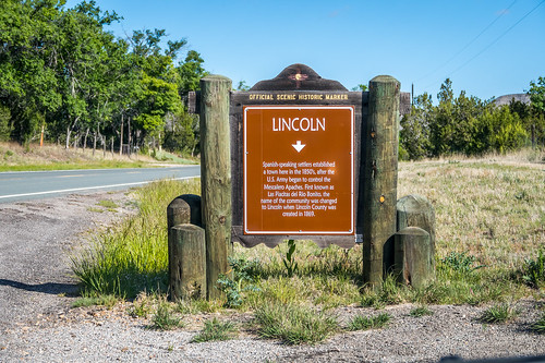 lincoln newmexico usa unitedstates sign historic town wildwest lumix dmcfz1000