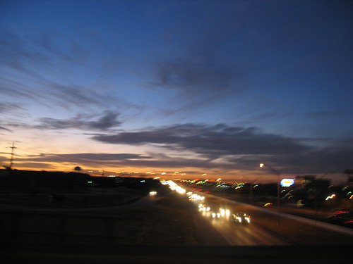 sunset blur texas mesquite