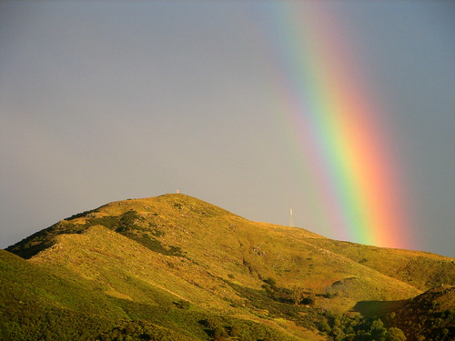 rainbow sanluisobispo calpoly afterahugestorm itrainednearly2inchestoday