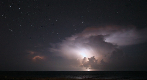 ocean storm beach waves lightning behindthescenes interestingness10 i500