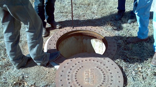 sanitary manhole sewer