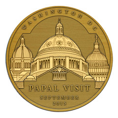 Papal Bronze medal rev