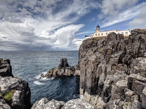ocean sea lighthouse landscape scotland rocks isleofskye hdr landscapephotography hdrphotography neistpoint