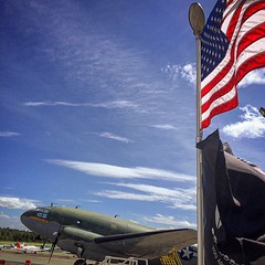Planes and Freedom, what more can you ask for? #happy4th #C-46 #tinkerbelle