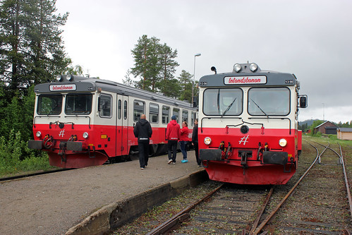 europe sweden transport railway lapland scandinavia västerbotten