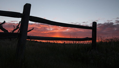 sunset fence montana friday