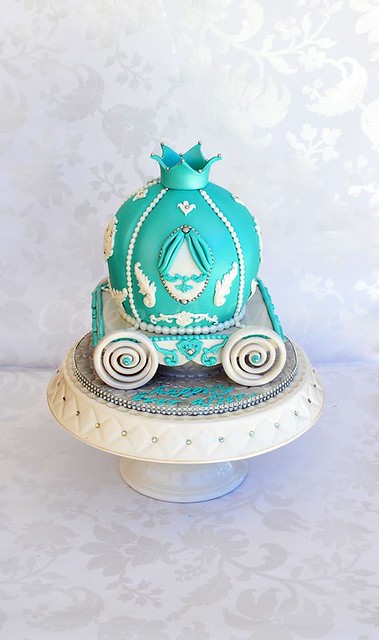 Gorgeous FairyTale Themed Wedding Cake by Cake A Moré