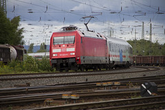 DB IC con BR101 024 en Koblenz Lützel
