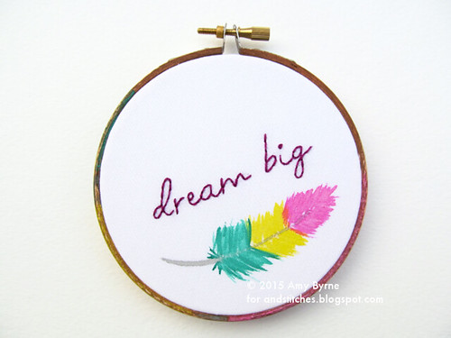 Watercolor and Embroidery with Amy Byrne