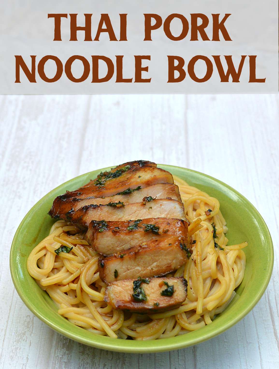Thai Pork Noodle Bowl Recipe